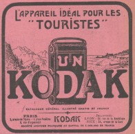 KODAK Appareil Ideal Pour Les Touristes - Pubblicità D'epoca - 1912 Ad - Publicités