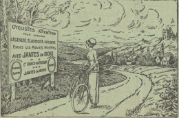 JANTES EN BOIS - Illustrazione - Pubblicità D'epoca - 1912 Old Advert - Publicités