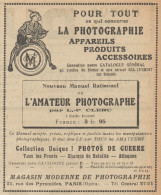 Magasin Moderne De Photographie - Pubblicità D'epoca - 1920 Old Advert - Publicités