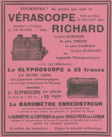 Vérascope RICHARD - Pubblicità D'epoca - 1911 Old Advertising - Publicités