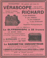 Vérascope RICHARD - Pubblicità D'epoca - 1911 Old Advertising - Publicités