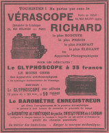 Vérascope RICHARD - Pubblicità D'epoca - 1911 Old Advertising - Publicités