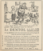 DENTOL - Illustrazione - Pubblicità D'epoca - 1924 Old Advertising - Werbung