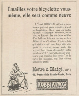 ROBBIALAC - Mestre & Blatgé - Cycles - Pubblicità D'epoca - 1921 Old Ad - Werbung