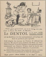 DENTOL - Vignetta - Pubblicità D'epoca - 1921 Old Advertising - Werbung