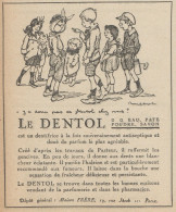 DENTOL - Vignetta - Pubblicità D'epoca - 1921 Old Advertising - Werbung