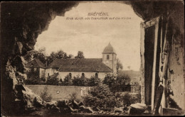 CPA Bréménil Meurthe Et Moselle, Blick Durch Ein Granatloch Auf Die Kirche - Sonstige & Ohne Zuordnung