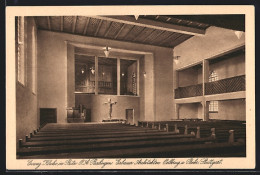 AK Balingen, Evang. Kirche, Innenansicht  - Balingen
