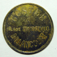 Boulogne-Billancourt (92) - COSTES - 2 Centimes - Monetary / Of Necessity