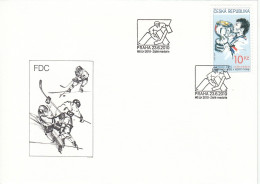 FDC CZECH REPUBLIC 640 - Hockey (Ice)