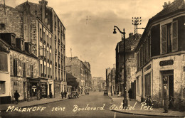 Malakoff * Carte Photo * Boulevard Gabriel Péri * Commerces Magasins - Malakoff