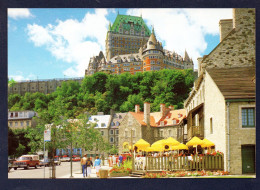 Québec. Le Château Frontenac ( 1893) Et La Terrasse Dufferin  Au Bord Du Fleuve Saint-Laurent. - Québec - Château Frontenac