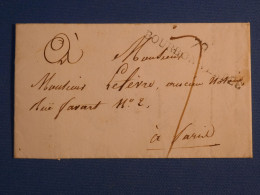 DN17 FRANCE  LETTRE    RARE 1827 PETIT BUREAU BOURBON  VENDEE A PARIS  + AFF. INTERESSANT +++ - 1801-1848: Voorlopers XIX