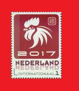 NLD 2017, Lunar Rooster / Coq Lunaire Hahn Gallo MNH ** - Chinees Nieuwjaar