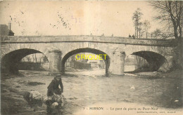 02 Hirson, Pont De Pierre Ou Pont Neuf, Laveuse Lavandière Au 1er Plan - Hirson