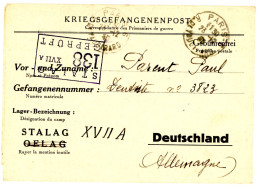 CLFM 1940 CAMP PRISONNIERS XVIIA = KAISERSTEINBRUCK VIENNE AUTRICHE - Oorlog 1939-45