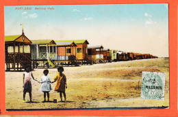 09995 / ⭐ (•◡•) PORT-SAID Egypt ◉ Bathing Huts ◉ Cabanes Bain Sur Pilotis Fillettes Plage Egypte 1905s ◉ ANDREOPOULOS 30 - Port Said