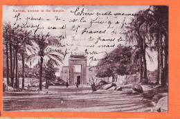 09996 / ♥️  (•◡•) KARNAK Egypt Avenue Temple 1905 à DARGENT Paris ◉ Photo-Bromure LICHTENSTERN HARARI 820 Egypte - Other & Unclassified