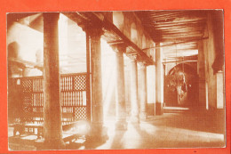 09989 / ♥️ (•◡•) Carte Toilée HELIOPOLIS Egypte ◉ Cour Interieure Colonnes 1910s ◉ Photographie Artistique CRUPI - Autres & Non Classés