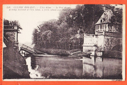 09906 / ⭐ L' ISLE ADAM 95-Val Oise ◉ Guerre 1914-1915 Pont Détruit Bridge Pretty Suburd Near Paris  ◉ LEVY LL 236 - L'Isle Adam