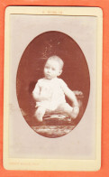 09809 / ⭐ Photo CDV PARIS X ◉ Bébé ◉ Photographie Ernest ROBLIN Specialité Portrait Enfant 12 Rue Entrepot Près Douane - Anonieme Personen