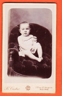 09803 / ⭐ Photo CDV REIMS 51-Marne ◉ Bébé Assis Fauteuil ◉ Photographie CISTAC 3 Rue Saint-Jacques Face Eglise - Anonieme Personen