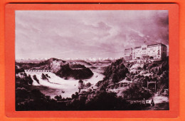 09616 /⭐ ◉  SCHAFFHAUSEN Schweiz Rheinfall (1) ● Chute Du RHIN 1890s ● Photographie XIXem TRONEL KOCH - Orte