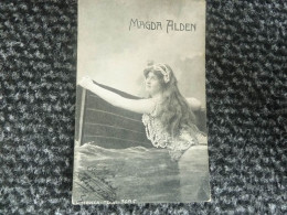 Magda Alden (1887-1948) Actrice - 3695 - Yt 111 - Editions Alterocca - Année 1904 - - Mujeres