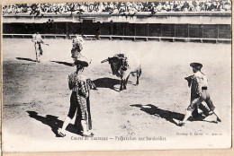 09646 / ⭐ Lisez 1908 ESCRABIDER Crustacés NIMES COURSE TAUREAUX Préparation BANDERILLES Montredon Labessonnié Cptau - Nîmes