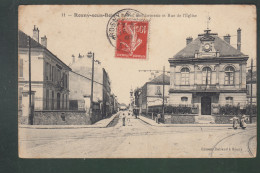 CP - 93 - Rosny-sous-Bois - Rue De L'Eglise - Mairie - Gendarmerie - Rosny Sous Bois