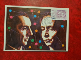 Carte Maximum 1982 PARIS FREDERIC ET IRENE JOLLIOT CURIE - 1980-1989