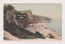 ENGLAND -  Torquay Oddicombe Beach  Unused Vintage Postcard - Torquay