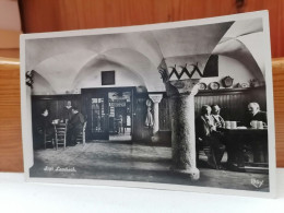 AK "STIFT LAMBACH OÖ, GASTZIMMER IM BIERSTÜBERL, CA. 1930" SCHÖNE ALTE POSTKARTE VINTAGE ANTIK  TOP ZEITDOKUMENT - Lambach