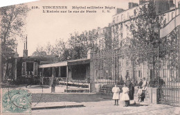 VINCENNES-hôpital Militaire Bégin-l'entrée Sur La Rue De Paris - Vincennes