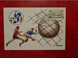 Carte Maximum 1982 PARIS COUPE DU MONDE DE FOOTBALL - 1980-1989