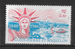 SAINT PIERRE ET MIQUELON N°   471 " STATUE DE LE LIBERTÉ " - Nuovi