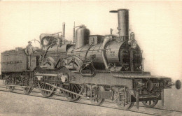 N°1387 W -cpa Locomotive Du Nord -machine 2873 à Vapeur Saturée- - Trenes