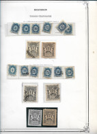 Hongrie,   Lot (  Timbres Neufs*et Oblitérés  Télégraphe Année 1874)  Dentelé 13 - Telégrafos