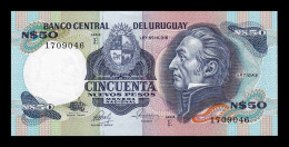 Uruguay 50 Nuevos Pesos 1987 Pick 61d Serie E Sc Unc - Uruguay