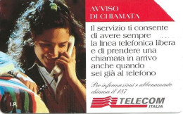 Italy: Telecom Italia - Aviso Di Chiamata - Openbare Reclame