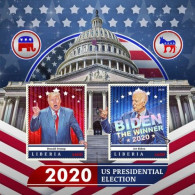 Liberia 2020, USA New President, Biden, BF - Andere & Zonder Classificatie