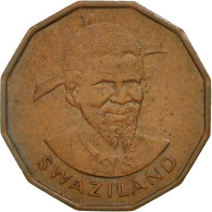 Monnaie, Swaziland, Sobhuza II, Cent, 1974, British Royal Mint, TTB+, Bronze - Swazilandia