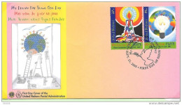 2005 - 974 / 975 - 21 Septembre, Jurnée Mondiale De La Paix - 34 - FDC