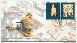 1996 - 735 / 736 - Les Guerriers D'argile - 32 - FDC