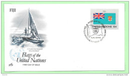 1980 - 318 - Drapeau, Fiji - 26 - FDC