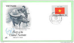 1980 - 319 - Drapeau, Vietnam - 27 - FDC