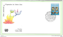 1980 - 315 - 35 Ans Des Nations-Unis - 26 - FDC