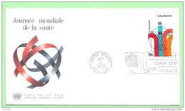 1972 - 221- Journée Mondiale De La Santé - 8 - 1 - FDC