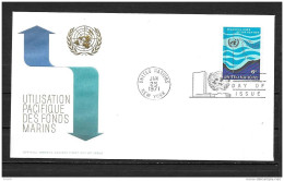 1971 - 208 - Utilisation Pacifique Des Fonds Marins - 6 - FDC