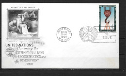 1960 - 82 - Banque Internatuinale Pour La Reconstruction - 2 - 2 - FDC